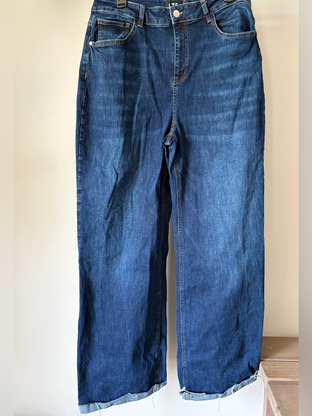 long tall sally Indigo Wide-Leg Jeans